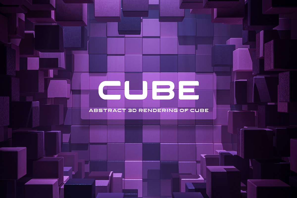 3D Cube Abstract Background, a Templates & Theme by Artnivora.Std