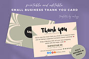 Cute thank you card template, a Card Template by Elegant_Studio44 (Thumbnail 1 of 5)