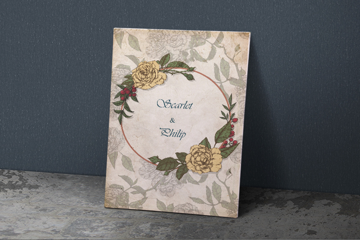 Floral vintage collection, a Texture Illustration by Mandarinkas art (Photo 9 of 9)