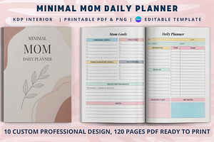 Minimal Mom Daily Planner