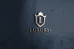 Luxury Letter L Pro Logo Template