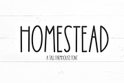 Homestead | Tall Farmhouse Font, a Font by KA Designs (Thumbnail 1 of 8)