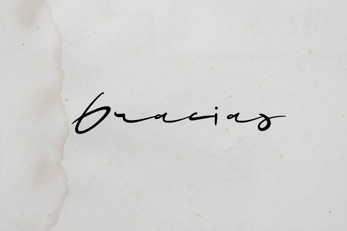 Mrs Santhi, a Script Font by Abo Daniel Studio (Photo 11 of 13)