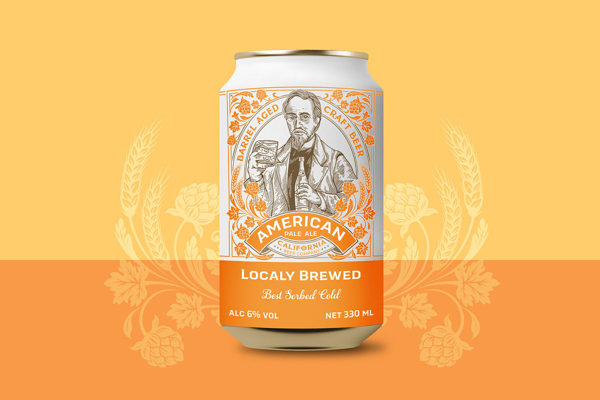 Beer Can Design, a Branding & Logo Template by Shwet Art (Photo 7 of 7)
