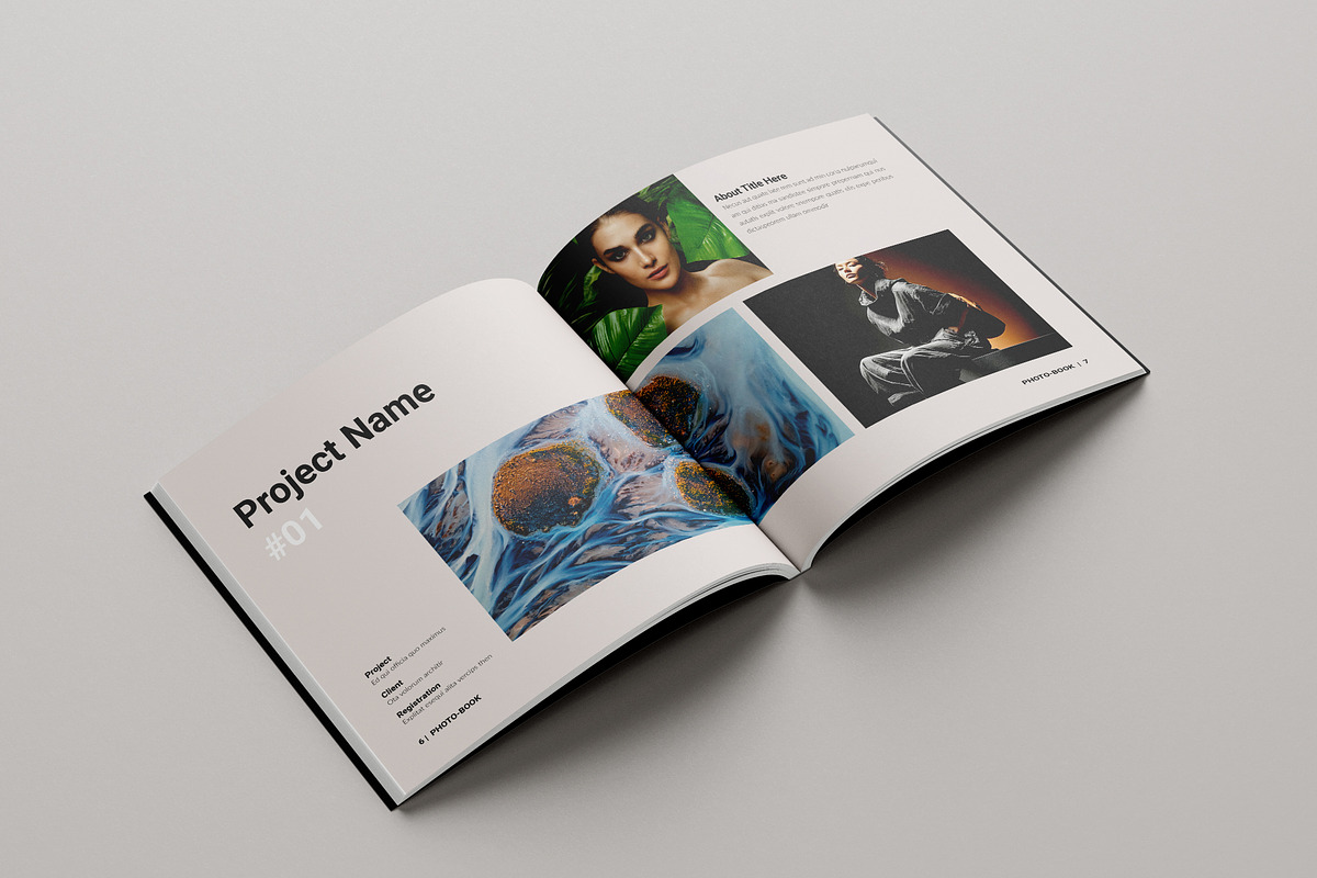 Photo Book Template | Portfolio, a Magazine Template by Spark_Creative (Photo 5 of 15)