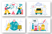 12 Carbon Dioxide CO2 Illustration, an Education Illustration by denayunebgt (Thumbnail 3 of 4)