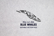 20 Whale Tribal Designs Bundle, a Pattern Graphic by Natsuhisui (Thumbnail 6 of 12)