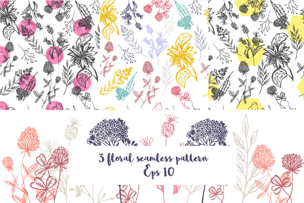 Big collection wild flowers!, an Illustration by TashaDraw (Photo 5 of 6)
