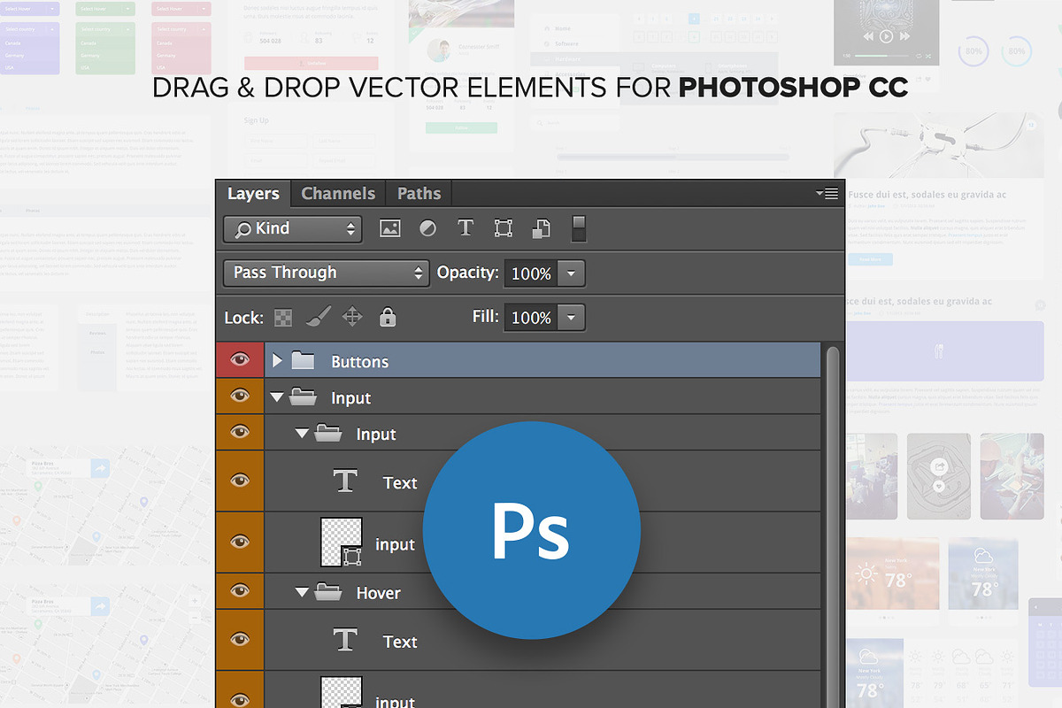UI Kit, a Templates & Theme by UI8 (Photo 3 of 4)