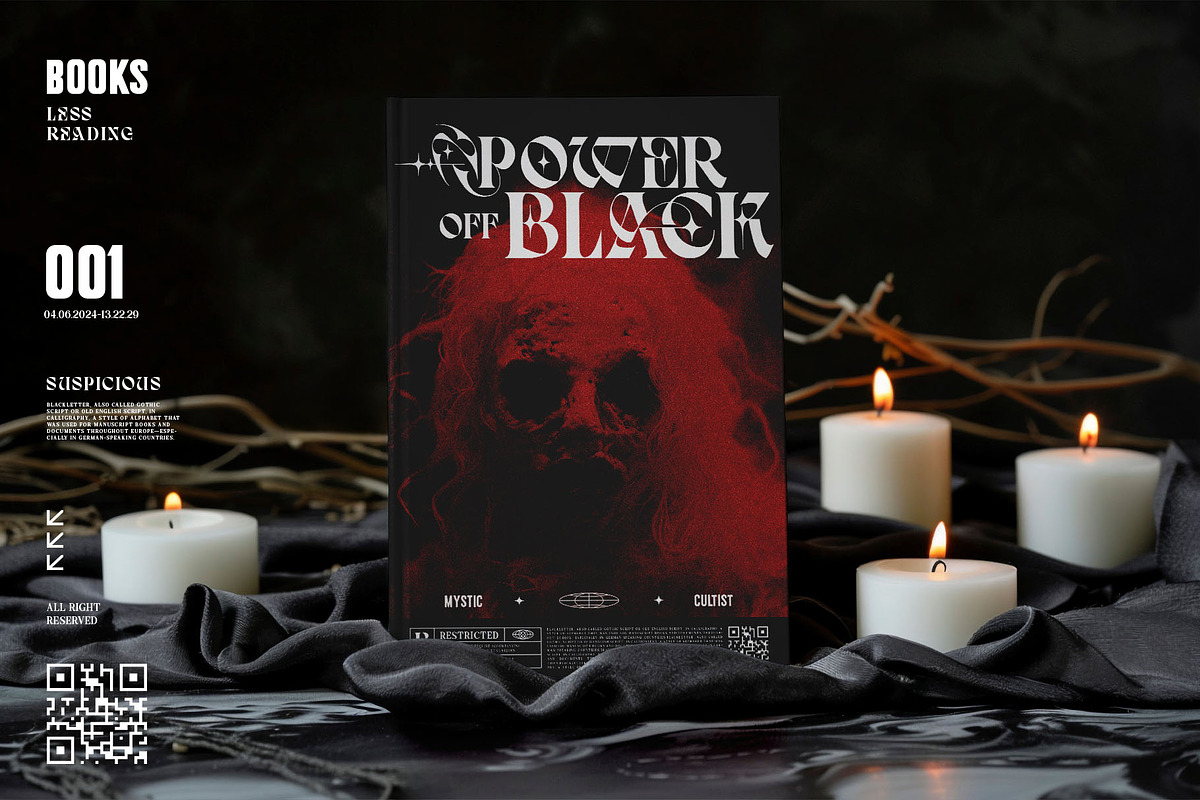 Dark Reborn Typeface, a Blackletter Font by alit design (Photo 12 of 20)