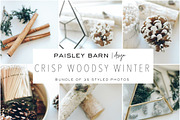 Crisp Woodsy Winter Photo Bundle, a Product Mockup by Paisley Barn Design (Thumbnail 1 of 9)