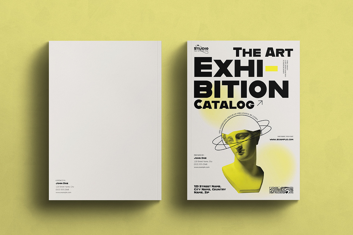 Art Exhibition Catalog Layout Design, a Brochure Template by MassiveCreator (Photo 4 of 4)