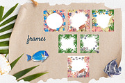 Coral Reef Watercolor Clipart, an Animal Illustration by Nastya Che (Thumbnail 11 of 14)