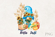 Autumn gnomes,watercolor set,, an Illustration by ElliaArt (Thumbnail 11 of 12)