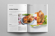 Digital Recipe Book Template, a Brochure Template by E-Type (Thumbnail 4 of 7)