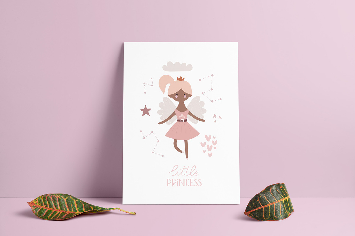 Unicorns and Princess, a Background Graphic by AnnieArt (Photo 7 of 7)
