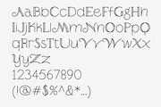 Pianissimo - Hand Drawn Typeface, a Sans Serif Font by ZimlichMediaDesign (Thumbnail 2 of 6)