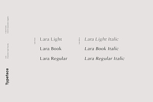 Lara - Sophisticated Serif Typeface