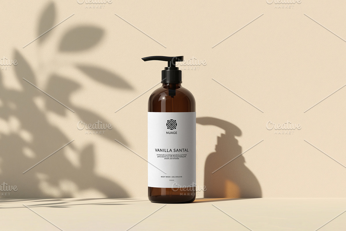 Amber Dispenser Bottle Mockup Bundle, a Packaging Mockup by Wildfield Studio (Photo 14 of 17)