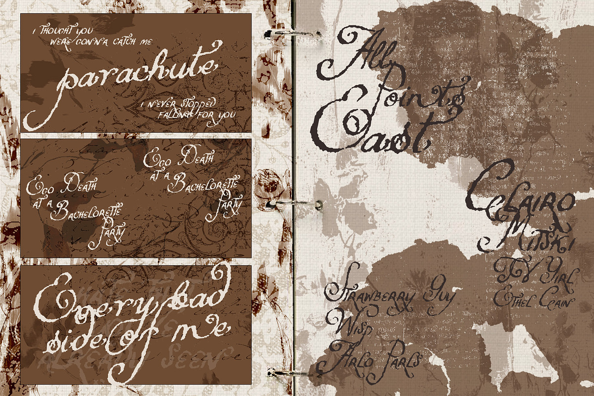 A Dusk Hour – Whimsical Typeface, a Script Font by Setara Langit CreativeStd (Photo 3 of 13)