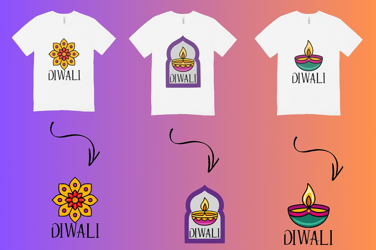 Happy Diwali: Festival of Lights, a Seasonal Illustration by Elatedowl (Photo 8 of 17)