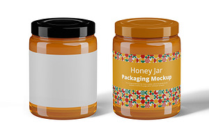 Honey Jar Packaging Mockup, a Product Mockup by Mockupfit