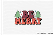 Retro Christmas SVG Bundle, an Object Graphic by BeeCraftR (Thumbnail 7 of 12)