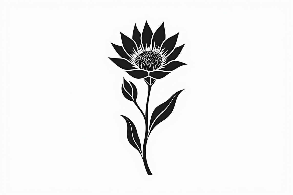 Floral Outline Vector Pack, an Illustration by yasushie (Photo 18 of 21)