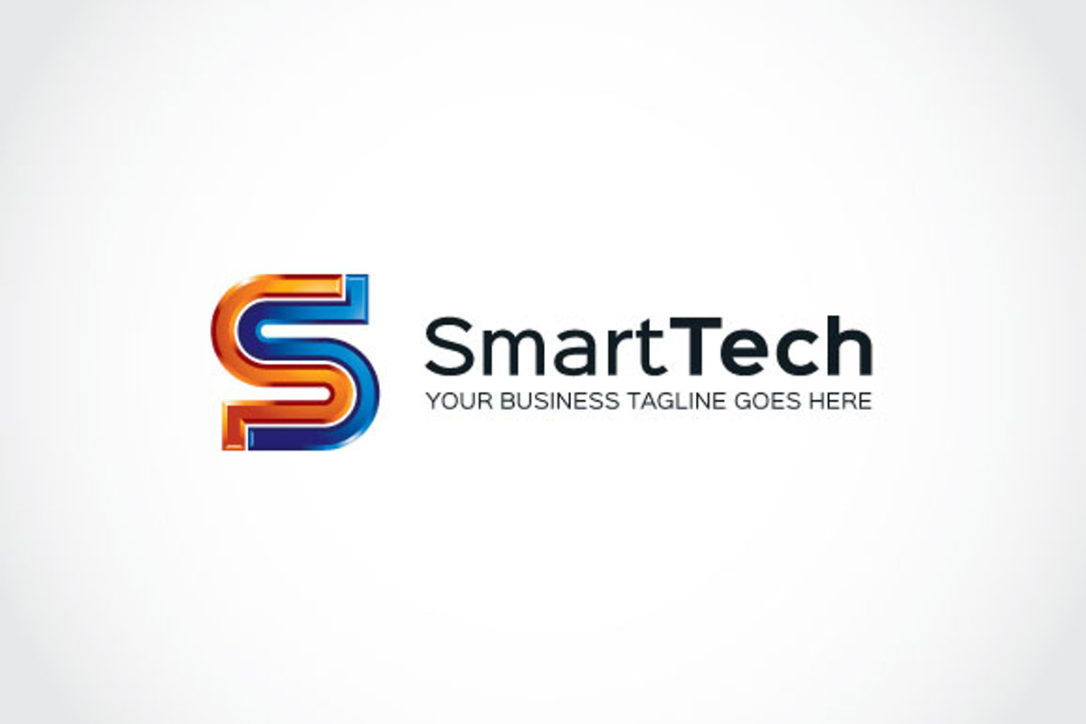Smart Tech Logo Template, a Branding & Logo Template by The Branding Fusion
