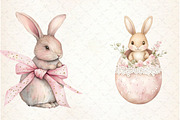 Cute Easter Bunny Sublimation, an Illustration by Watercolor design (Thumbnail 4 of 4)
