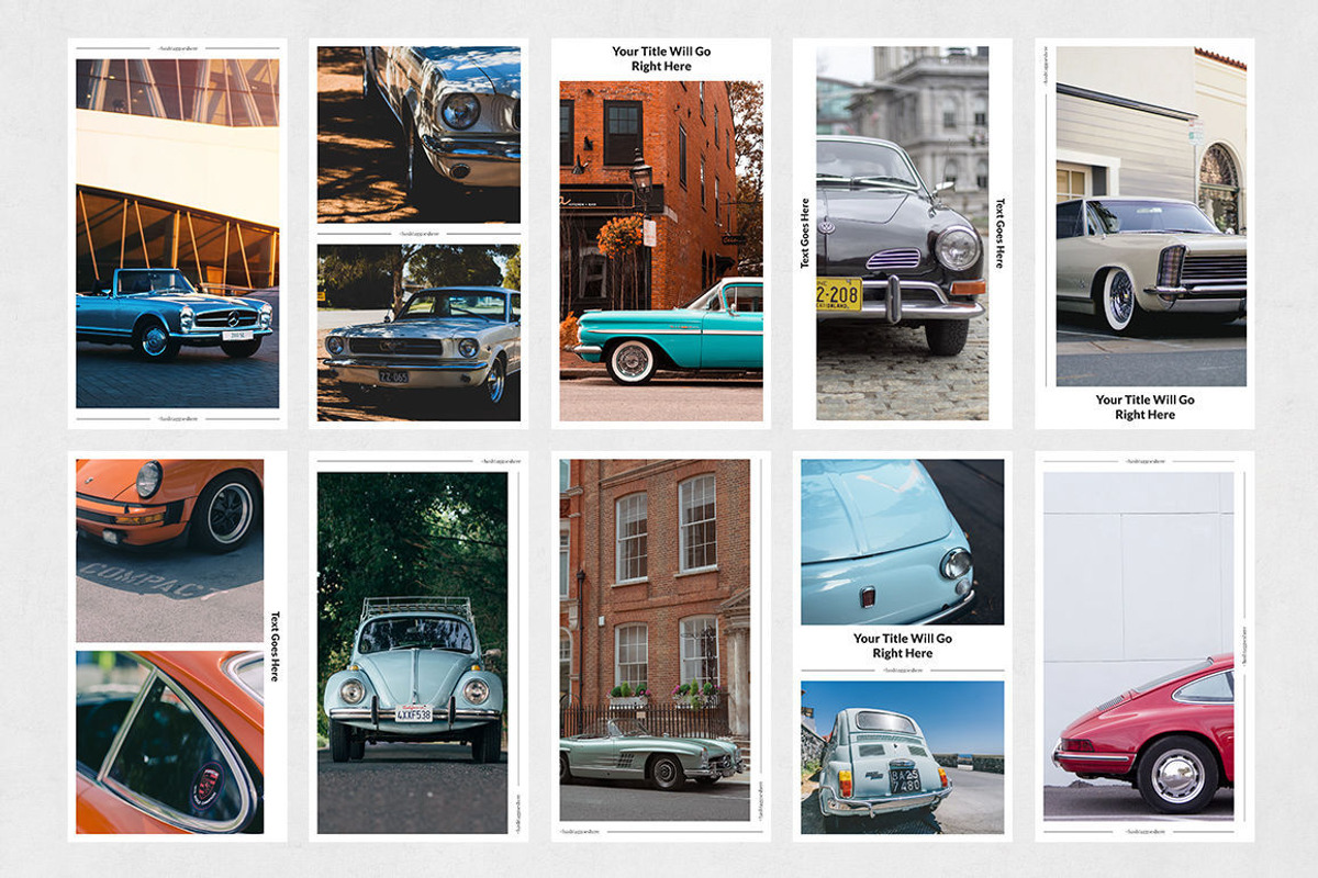 Classic Cars Animated IG Stories, a Social Media Template by Social Corner Graphics (Photo 9 of 9)