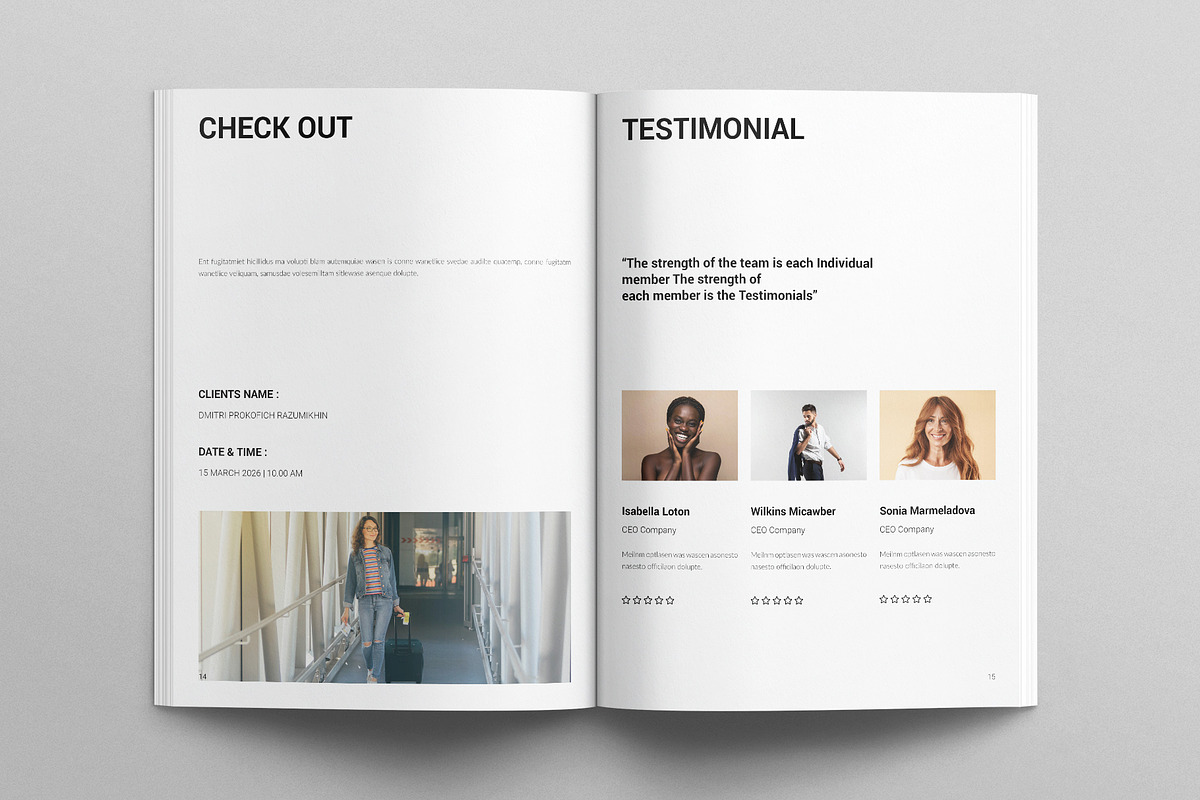 Welcome Guide Template, a Brochure Template by E-Type (Photo 6 of 7)