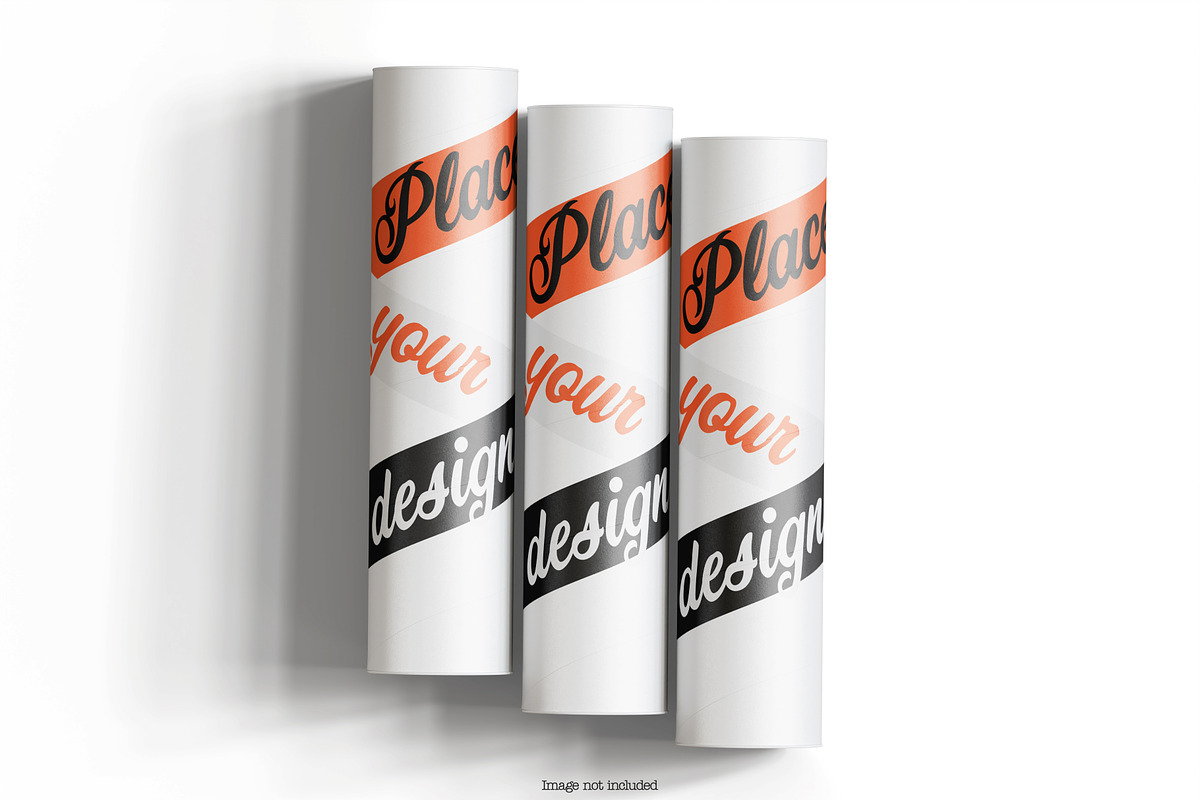 Paper tube packaging mockup bundles, a Packaging Mockup by Ambo Ampeng (Photo 29 of 32)