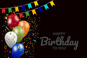 Happy Birthday Banner Design, a Background Graphic by Sashamim22 (Thumbnail 2 of 5)