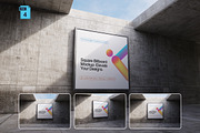 Square Billboard Mockup, an Advertising Mockup by Momogi (Thumbnail 1 of 5)