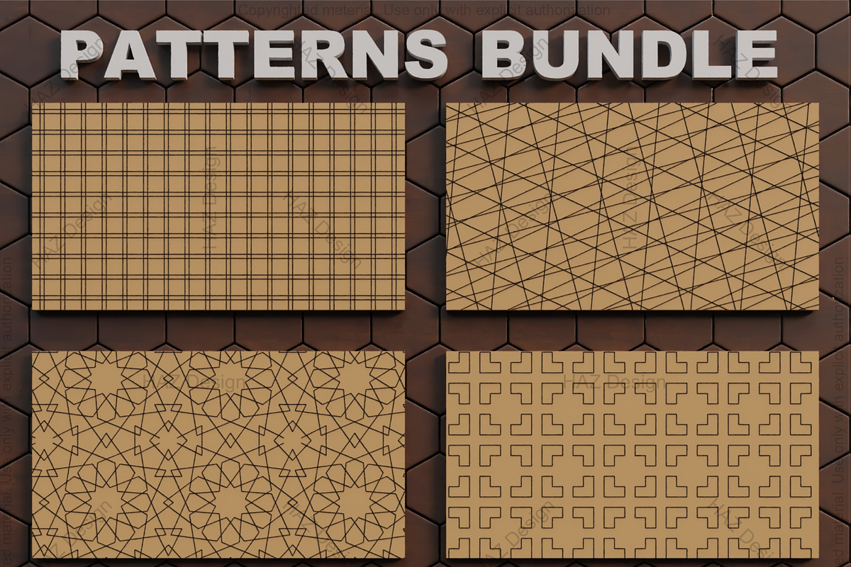 Laser Cut Patterns SVG 402, a Graphic by AtacanDigital (Photo 6 of 6)