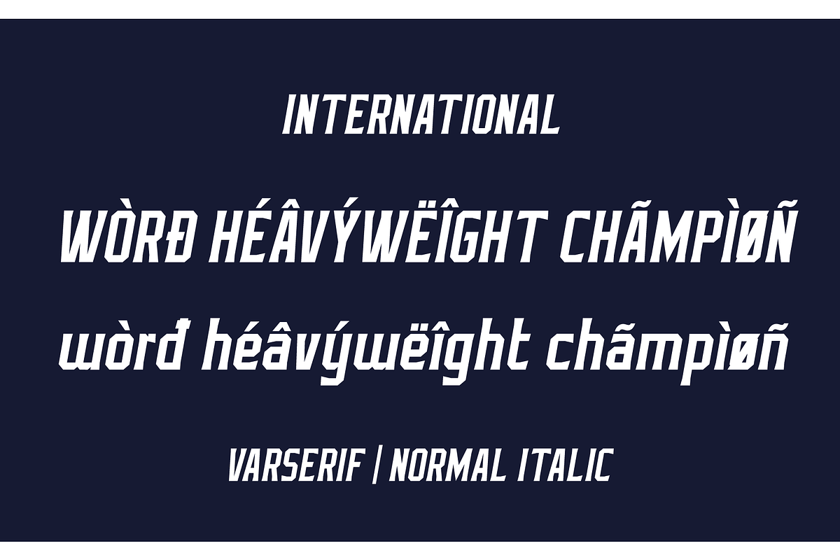 Varserif Font Family, a Serif Font by Alphabet Agency (Photo 9 of 16)