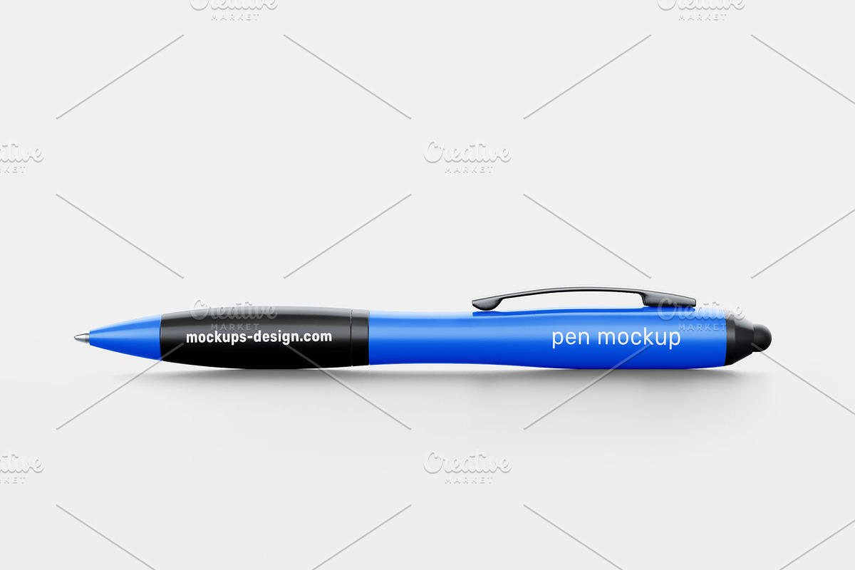 Premium pen 3 Psd mockup set, a Pens & Pencil Mockup by MOCKUPSDESIGN (Photo 2 of 4)
