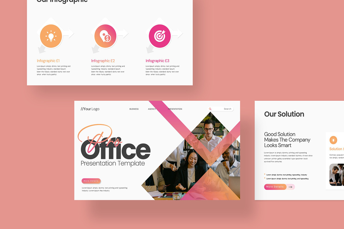 Office Pro Presentation Template, a Presentation Template by evgenystudio (Photo 4 of 8)