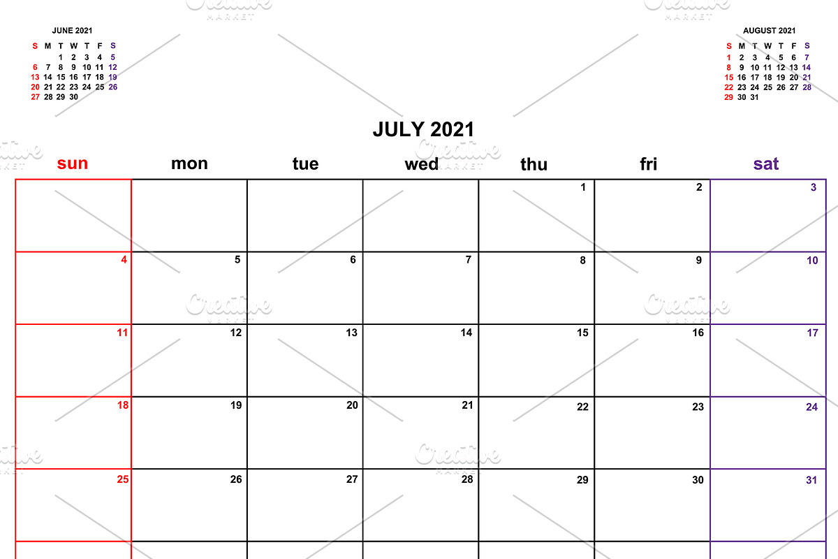 Calendar Planner 2021, a Flyer Template by art789 studio (Photo 7 of 13)