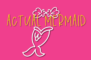 Overboard - Mermaid Font Duo