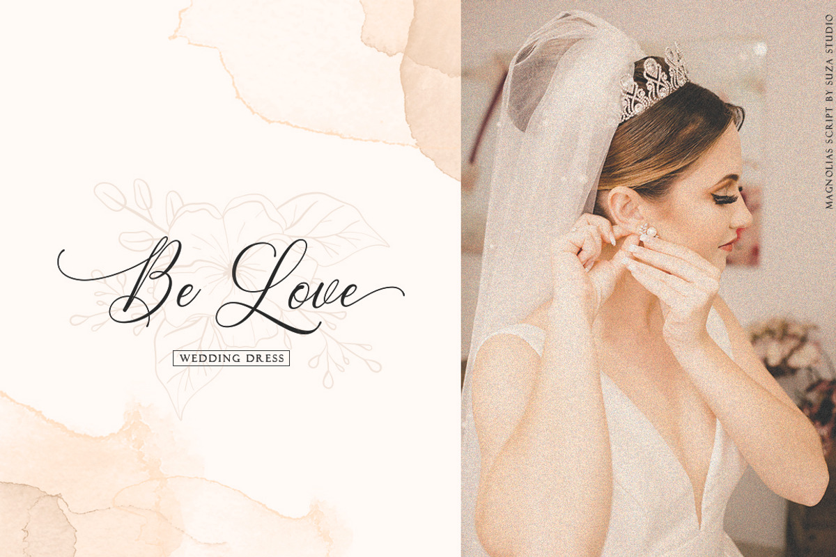 Magnolias Script, a Script Font by Suza Studio (Photo 8 of 10)