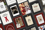 The Bordeaux Social Media Kit, a Social Media Template by Pani Temp. (Thumbnail 6 of 12)