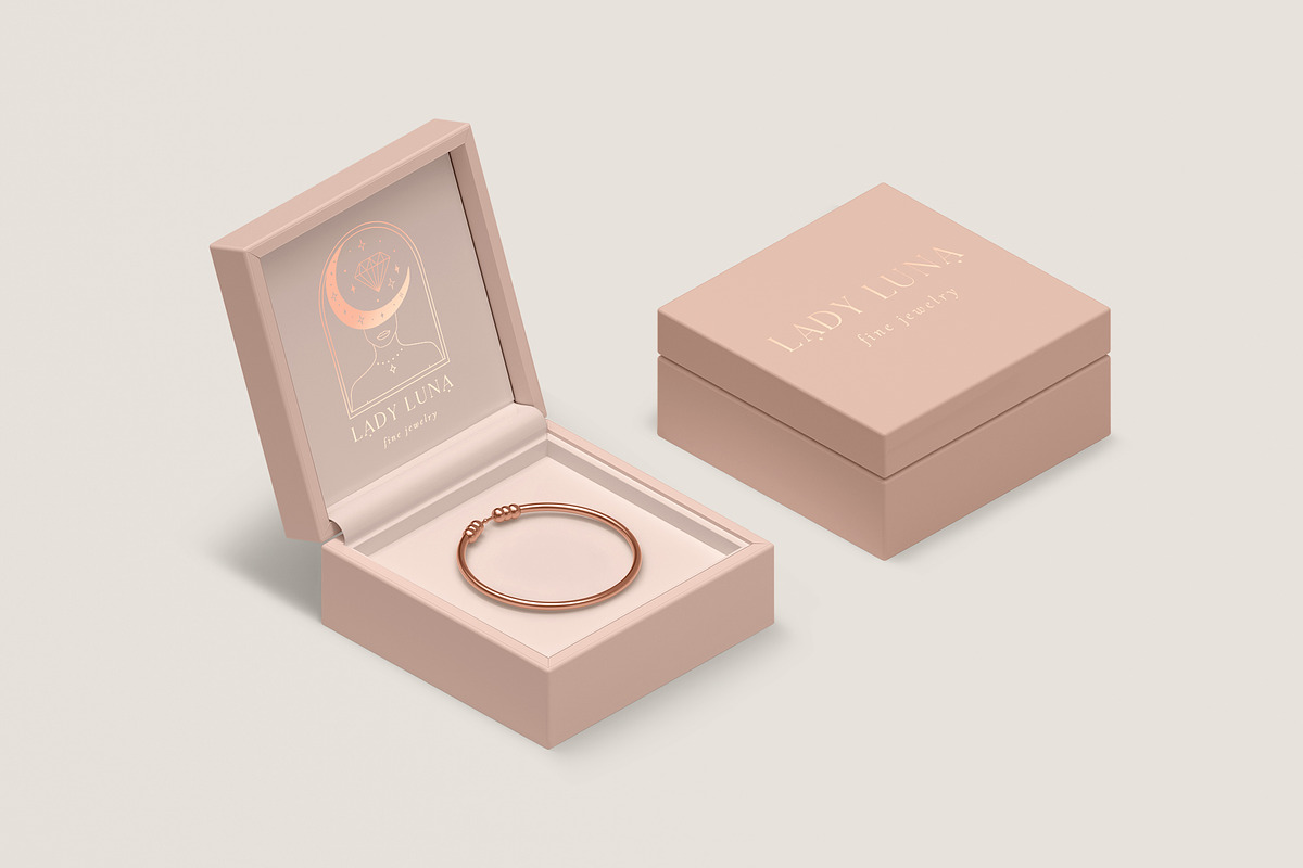 Lady Luna Pre-Made Logo Designs, a Branding & Logo Template by Olya Creative (Photo 4 of 11)