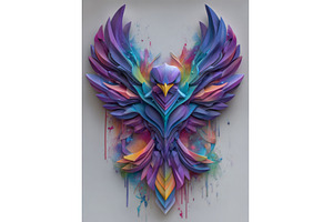 Abstract design featuring a bird, an Arts & Entertainment Photo by ZinetroN