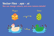 Easter & Spring Pack - Vector, a Seasonal Illustration by Carole Chevalier (Thumbnail 3 of 11)