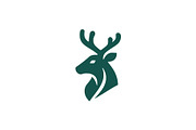 Deer Head Logo Collection, a Branding & Logo Template by Vectorium Studio (Thumbnail 2 of 25)