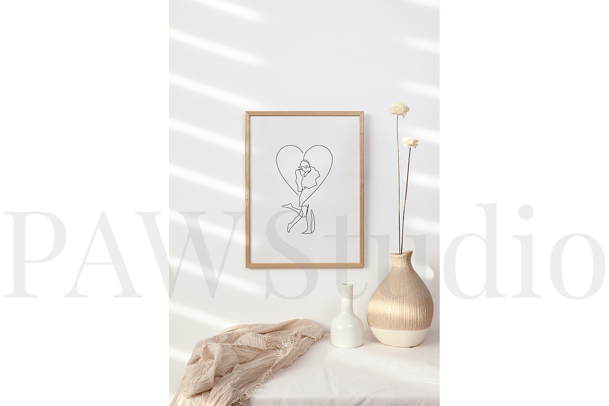 Photo Frame Mockup 3x4, a Print Template by PawMockups (Photo 4 of 8)