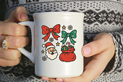 Santa Christmas Coquette Png, an Illustration by Designworld (Thumbnail 4 of 5)