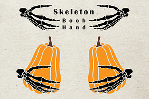 Cute Skeleton Boob Hand Collection S